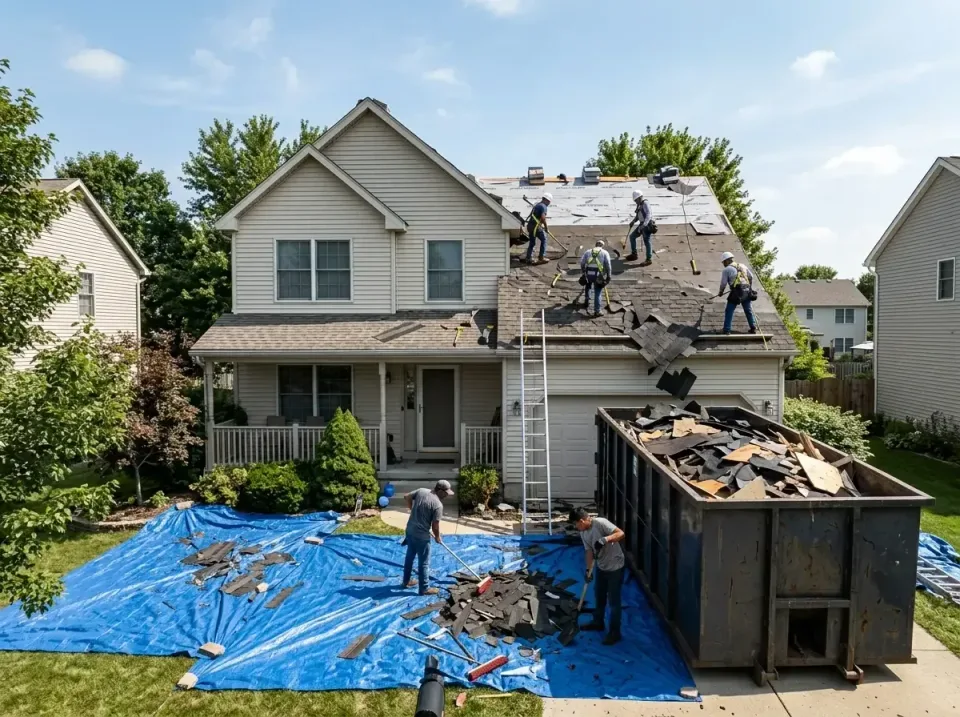 roof-replacement-debris-remova-004 — frequently asked questions, Cheapest Dumpster Rentals in Mooresville, IN
